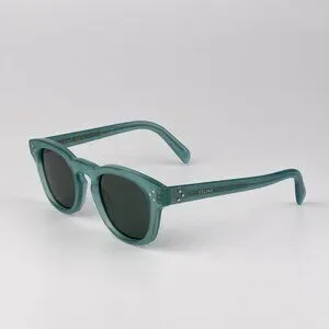 Celine 3 DOTS Sunglasses – Green Transparent Square Green | Model CL40233I 93N Celine® CL40233I Geometric Sunglasses - EuroOptica main image 3